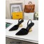 Fendi First rhinestone high-heeled slingbacks Black 2023