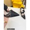 Fendi Colibrì mesh high-heeled slingbacks with floral embroidery Black 2023
