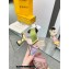 Fendi Heel 5cm Colibrì mesh medium-heeled slingbacks Pink/Yellow/Green 2023