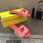Fendi Baguette mink slides Deep Pink 2023