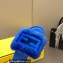 Fendi Baguette mink slides Dark Blue 2023