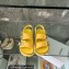 DIOR by BIRKENSTOCK Milano Women/Men Sandals in Nubuck Calfskin Yellow 2023