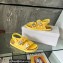 DIOR by BIRKENSTOCK Milano Women/Men Sandals in Nubuck Calfskin Yellow 2023
