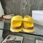 DIOR by BIRKENSTOCK Milano Women/Men Sandals in Nubuck Calfskin Yellow 2023