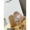 Celine TRIOMPHE Mules In Calfskin Gold 2023