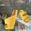 DIOR by BIRKENSTOCK Women/Men Slides in Nubuck Calfskin Yellow 2023