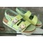 DIOR by BIRKENSTOCK Milano Women/Men Sandals in Nubuck Calfskin Green 2023
