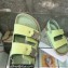 DIOR by BIRKENSTOCK Milano Women/Men Sandals in Nubuck Calfskin Green 2023