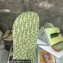 DIOR by BIRKENSTOCK Women/Men Slides in Nubuck Calfskin Green 2023