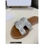 Celine TRIOMPHE Mules In Calfskin Silver 2023