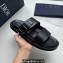 Dior Aqua Men's Sandals in Calfskin Black 2023