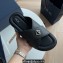 Dior Alias Men's Sandals in Grained Calfskin Black 2023