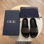 Dior Oblique Jacquard Black/Beige Men's Sandals 2023
