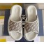 Dior H-Town Women/Men Sandals in Rubber with Dior Oblique Jacquard Creamy 2023