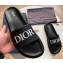 Dior Logo Print Black Men's Sandals 2023