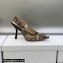Dior Heel 9.5cm J'Adior Slingback Pumps in Beige Multicolor Embroidered Cotton with Toile de Jouy Voyage Motif 2023