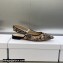 Dior J'Adior Slingback Ballerina Flats in Beige Multicolor Embroidered Cotton with Toile de Jouy Voyage Motif 2023