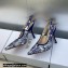 Dior Heel 9.5cm J'Adior Slingback Pumps in Blue Multicolor Embroidered Cotton with Toile de Jouy Voyage Motif 2023