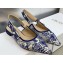 Dior J'Adior Slingback Ballerina Flats in Blue Multicolor Embroidered Cotton with Toile de Jouy Voyage Motif 2023