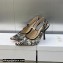 Dior Heel 9.5cm J'Adior Slingback Pumps in Black Multicolor Embroidered Cotton with Toile de Jouy Voyage Motif 2023