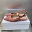 Dior J'Adior Slingback Ballerina Flats in Pink and Gray Embroidered Cotton with Toile de Jouy Sauvage Motif 2023