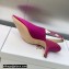 Dior Heel 6.5cm J'Adior Slingback Pumps in Fuchsia Embroidered Satin and Cotton 2023