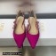 Dior J'Adior Slingback Ballerina Flats in Fuchsia Embroidered Satin and Cotton 2023