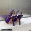 Dior Heel 9.5cm J'Adior Slingback Pumps in Purple Embroidered Satin and Cotton 2023