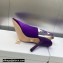 Dior Heel 9.5cm J'Adior Slingback Pumps in Purple Embroidered Satin and Cotton 2023