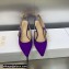 Dior Heel 6.5cm J'Adior Slingback Pumps in Purple Embroidered Satin and Cotton 2023