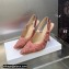Dior Heel 9.5cm J'Adior Slingback Pumps in Pink and Gray Embroidered Cotton with Toile de Jouy Sauvage Motif 2023