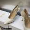 Dior Heel 9.5cm J'Adior Slingback Pumps in White Embroidered Satin and Cotton 2023