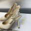 Dior Heel 9.5cm J'Adior Slingback Pumps in White Embroidered Satin and Cotton 2023