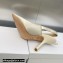 Dior Heel 9.5cm J'Adior Slingback Pumps in White Embroidered Satin and Cotton 2023