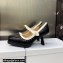 Dior Heel 8cm Spectadior Pumps in Black/White Perforated Calfskin 2023
