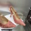 Dior Heel 9.5cm J'Adior Slingback Pumps in Pink and Gray Embroidered Cotton with Toile de Jouy Sauvage Motif 2023