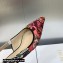 Dior J'Adior Slingback Ballerina Flats in Red Multicolor Embroidered Cotton with Toile de Jouy Voyage Motif 2023
