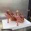 Dior Heel 9.5cm J'Adior Slingback Pumps in Pink and Gray Embroidered Cotton with Toile de Jouy Sauvage Motif 2023