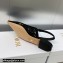 Dior J'Adior Slingback Ballerina Flats in Black Transparent Mesh Embroidered with D-Lace Macramé Motif 2023