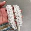 Cheap Sale Prada Raffia Crochet Tote Bag with wooden beads 1BG425 White 2023
