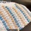 Cheap Sale Prada Raffia Crochet Tote Bag with wooden beads 1BG425 White 2023