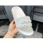 Versace Logo Lettering Rubber pool Slides White 2023