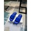 Versace Logo Lettering Rubber pool Slides Blue 2023