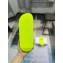 Versace Logo Lettering Rubber pool Slides Yellow 2023