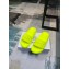 Versace Logo Lettering Rubber pool Slides Yellow 2023