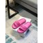 Versace Logo Lettering Rubber pool Slides Fuchsia 2023