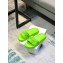 Versace Logo Lettering Rubber pool Slides Green 2023