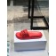 Versace Logo Lettering Rubber pool Slides Red 2023