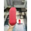 Versace Logo Lettering Rubber pool Slides Red 2023