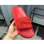 Versace Logo Lettering Rubber pool Slides Red 2023